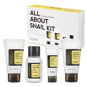 COSRX All About Snail Mucin Korean Skin Care Set, Mini Travel Essentials